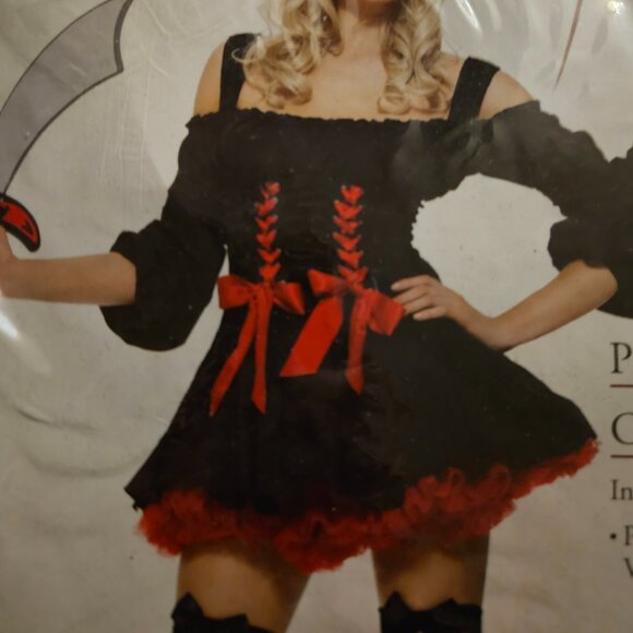 Flirty Halter Sailor Moon Corset Dress + Hat MEDIUM - Picture 10 of 16